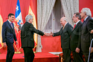 Presidente de España Pedro Sánchez visita Chile-5