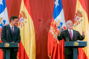 Presidente de España Pedro Sánchez visita Chile-8