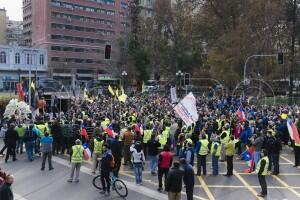 Protesta de taxistas contra Uber-7