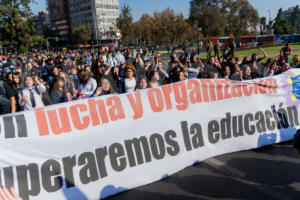 Protesta estudiantial contra el lucro en la educación-2