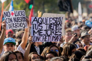 Protesta estudiantial contra el lucro en la educación-6