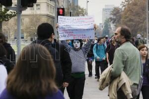 Protesta estudiantil en Santiago