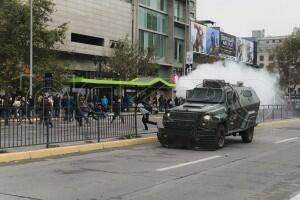 Protesta estudiantil en Santiago