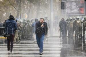 Protesta estudiantil en Santiago