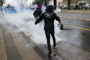 Protesta estudiantil en Santiago