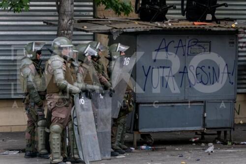 Sexa jornada de protestas en Santiago