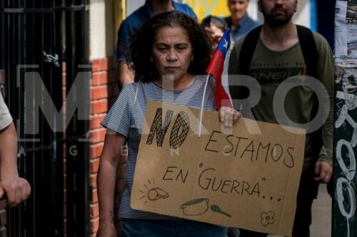 Sexa jornada de protestas en Santiago