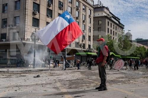 Sexa jornada de protestas en Santiago