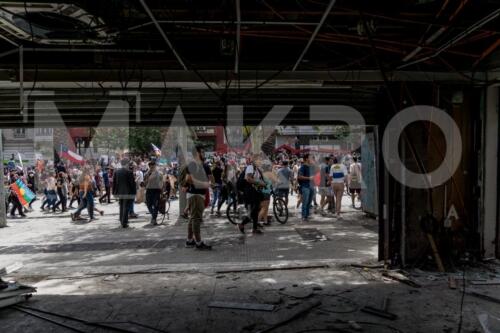 Sexa jornada de protestas en Santiago