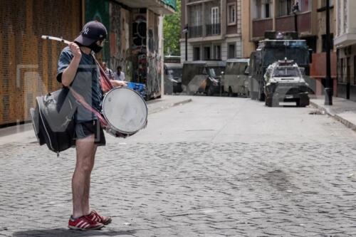 Sexa jornada de protestas en Santiago