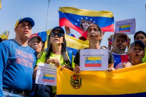 Venezolanos en Chile salen a manifestar nuevamente su apoyo a Guaidó