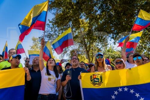 Venezolanos en Chile salen a manifestar nuevamente su apoyo a Guaidó