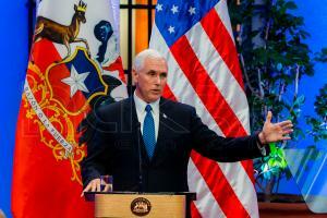 Vicepresidente de EEUU Mike Pence visita Chile