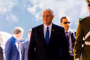 Vicepresidente de EEUU Mike Pence visita Chile