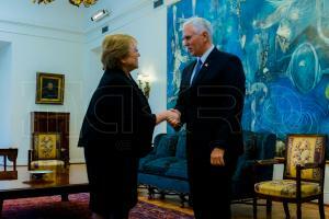 Vicepresidente de EEUU Mike Pence visita Chile