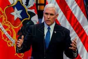 Vicepresidente de EEUU Mike Pence visita Chile