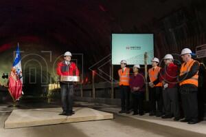 Visita a obras de futura estación de las Líneas 3 y 6 del Metro