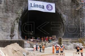 Visita a obras de futura estación de las Líneas 3 y 6 del Metro