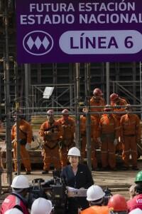 Visita a futura estación Estadio Nacional del metro-10