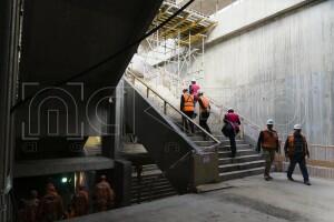 Visita a futura estación Estadio Nacional del metro-21