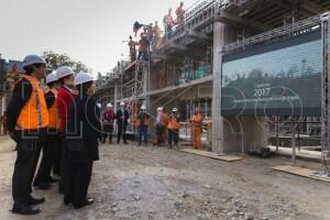 Visita a futura estación Estadio Nacional del metro-7