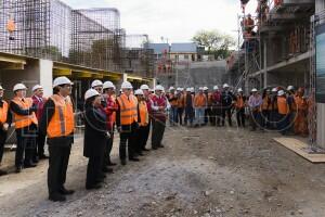 Visita a futura estación Estadio Nacional del metro-8