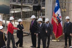 Visita a futura estación Estadio Nacional del metro-9