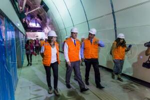 Visita obras estación multimodal Lo Valledor