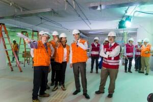 Visita obras estación multimodal Lo Valledor