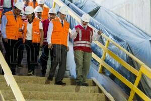 Visita obras estación multimodal Lo Valledor